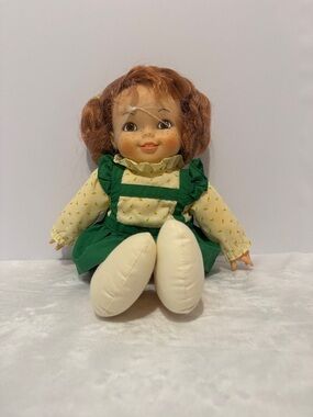 VINTAGE 1988 NORTHERN TISSUE DOLL 16" RED HAIR FRECKLES ADVERTISING TOILET PAPER